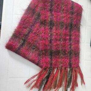 Scarf mohair/wool blend